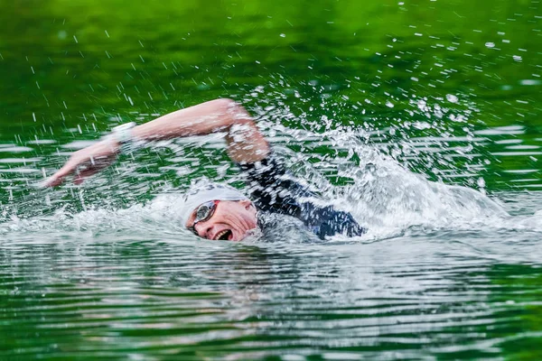 Ντέιβιντ Ντάλοου Της Αυστραλίας Ανταγωνίζεται Στον Αγώνα Κολύμβησης Κατά Διάρκεια — Φωτογραφία Αρχείου
