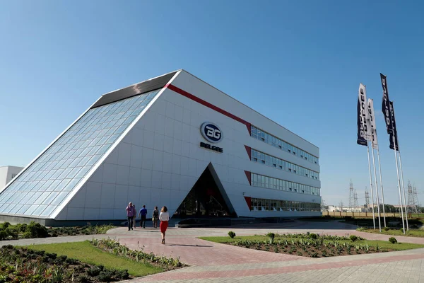 Vista Planta Ensamblaje Automóviles Belgee Empresa Conjunta Entre Bielorrusia Fabricante — Foto de Stock