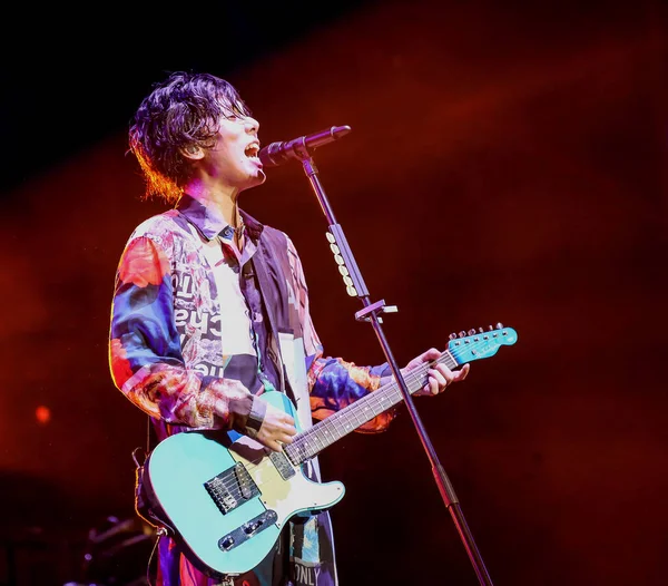 Japon Rock Grubu Radwimps Radwimps Asya Canlı Tur 2018 Konser — Stok fotoğraf