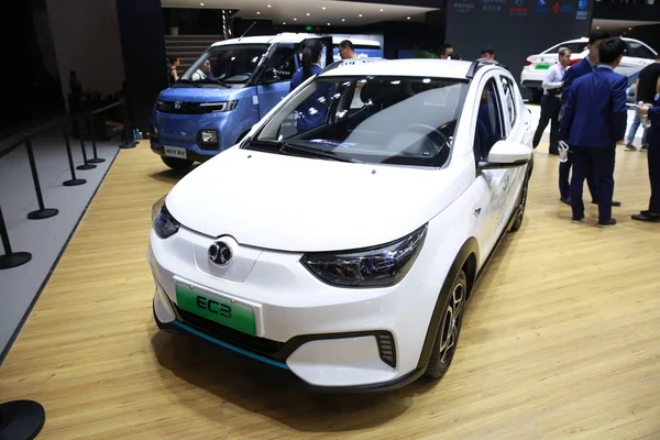 Elektriska Fordon Ec3 För Beijing Automotive Group Baic Displayen Beijing — Stockfoto