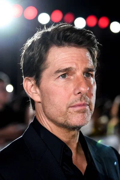 American Actor Producer Tom Cruise Attends China Premiere Movie Mission — Stock Photo, Image