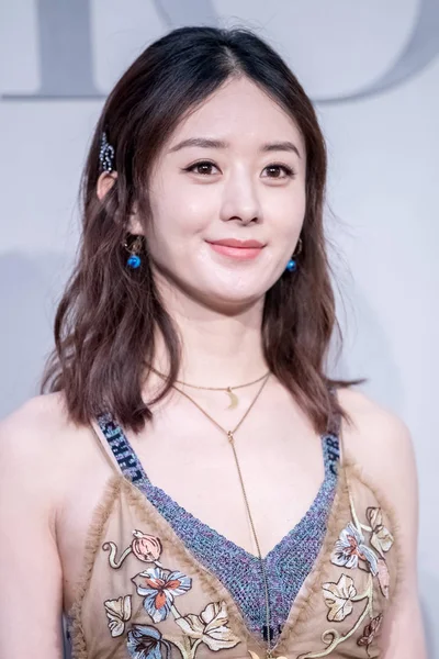 Κινέζα Ηθοποιός Zanilia Zhao Zhao Liying Φτάνει Για Εκδήλωση Προσφοράς — Φωτογραφία Αρχείου