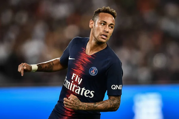 Neymar Paris Saint Germain Corre Durante Trophee Des Champions 2018 — Fotografia de Stock