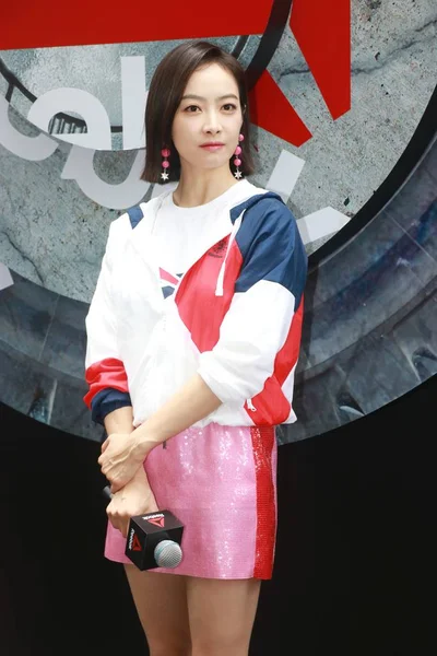 Chanteuse Actrice Chinoise Victoria Song Song Qian Participe Événement Promotionnel — Photo