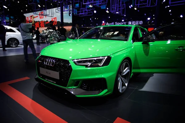 Audi Rs4 Vidění Během Peking Mezinárodní Automobilové Výstavy Také Známý — Stock fotografie