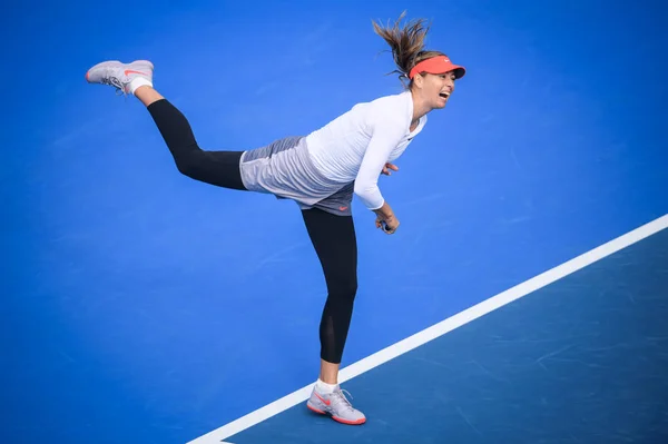 Maria Sharapova Rusia Devuelve Una Oportunidad Timea Bacsinszky Suiza Primer —  Fotos de Stock