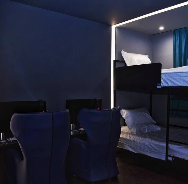 Interiör Bild Stadens Första High End Sport Tema Hotellet Chengdu — Stockfoto