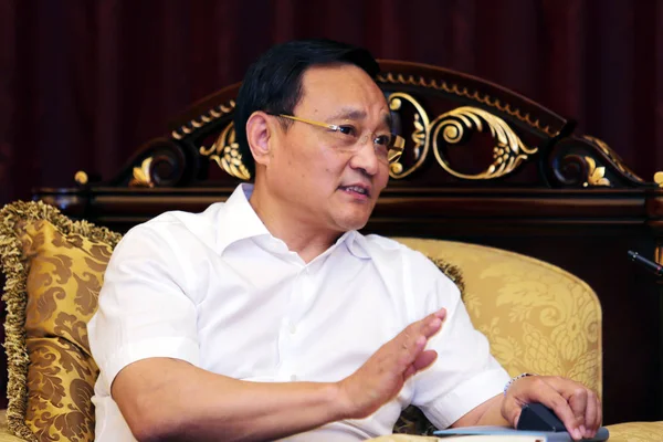 Zhen Biträdande Direktör För China Food Drug Administration Cfda Deltar — Stockfoto