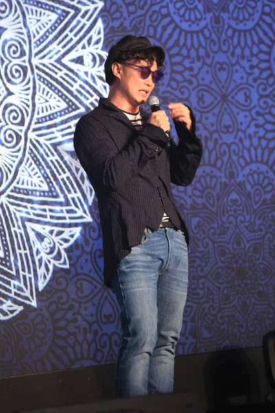 香港歌手イーソン チャンは香港 中国の普遍的な音楽の式典に出席 2018 — ストック写真