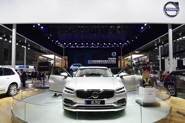 Blick Auf Den Stand Von Volvo Während Der Internationalen Automesse — Stockfoto