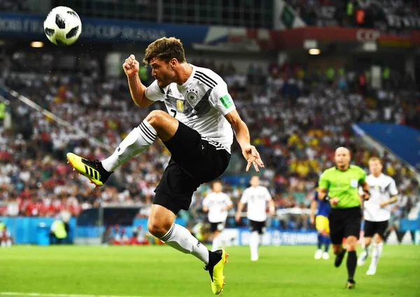 Julian Draxler Germany Kicks Ball Make Pass Sweden Group Match — Stock Photo, Image