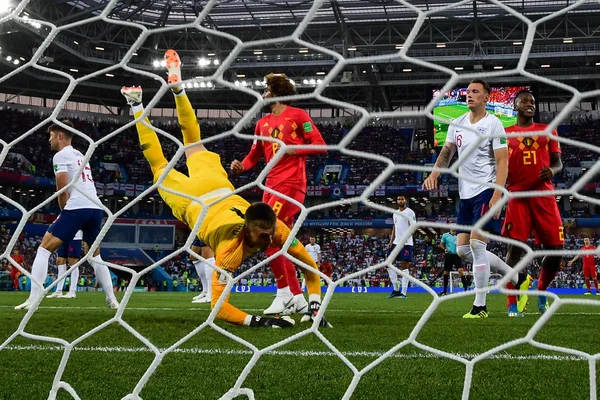 Adnan Januzaj Belgium Shoots Score Goal England Group Match 2018 — Stock Photo, Image