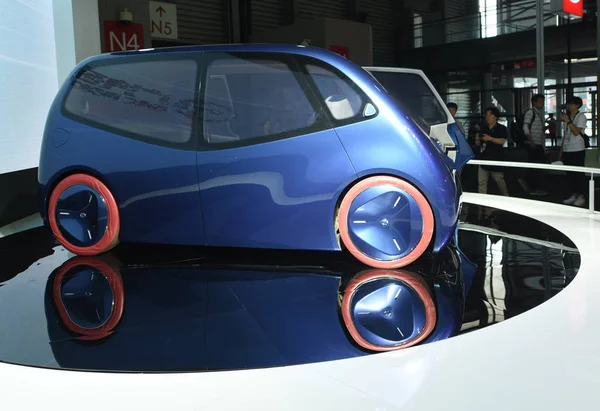 Intelligent Connected Concept Car Ispace Developed Gac Group Tencent Display — Stock Photo, Image