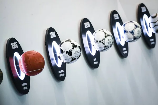 Vista Interior Del Museo Mundial Fútbol Fifa Presentada Por Hyundai — Foto de Stock