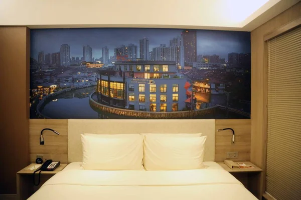 Interiör Bild Atour Hotel Zhihu Shanghai Xujiahui Tema Quora Liknande — Stockfoto