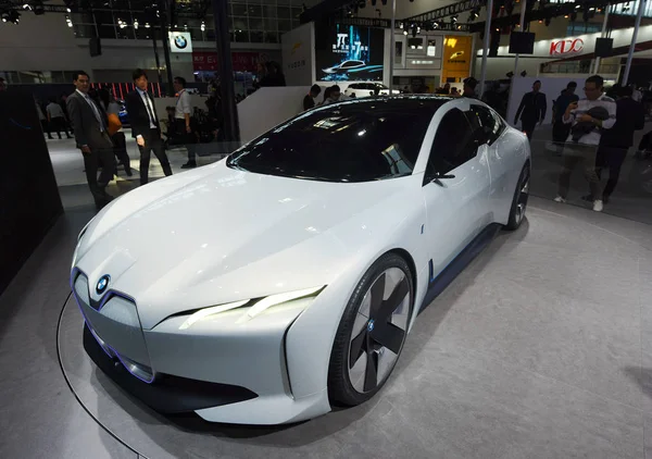2018年4月25日在中国北京举行的第十五届北京国际汽车展览会 2018年中国汽车 期间展出了 Bmw Ivision 动力概念车 — 图库照片