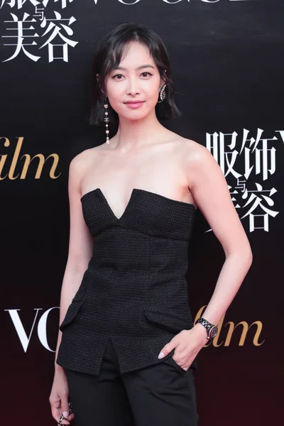Chińska Piosenkarka Aktorka Victoria Piosenki Lub Piosenki Qian Stwarza Ona — Zdjęcie stockowe