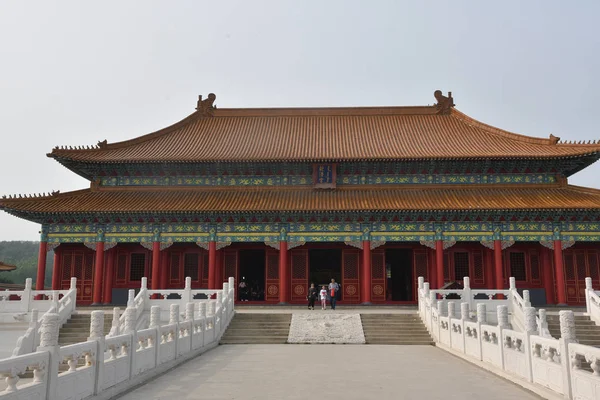 Eine Replik Des Palastmuseums Oder Der Verbotenen Stadt Ist Chuzhou — Stockfoto