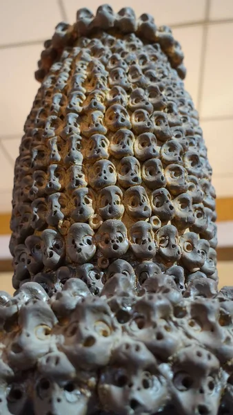 Obra Arte Feita Porcelana Decorada Com Mil Macacos Chamada Qian — Fotografia de Stock