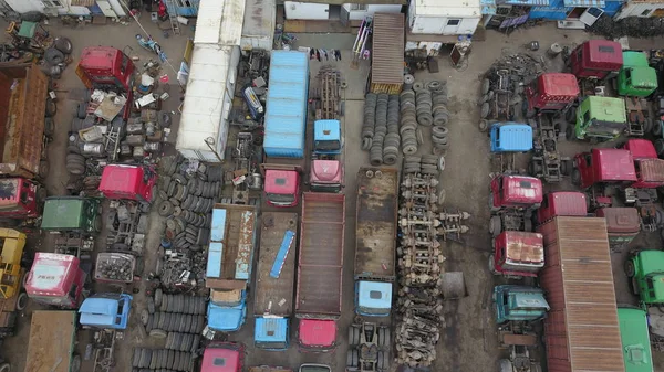 Hurda Araçların Doğu Çin Jiangsu Eyaleti Mayıs 2018 Yangtze Nehri — Stok fotoğraf