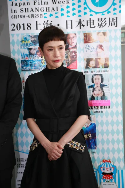 Cantante Attrice Giapponese Masami Hisamoto Partecipa Una Conferenza Stampa Nuovo — Foto Stock