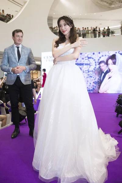 Taiwanese Model Actrice Lin Chi Ling Woont Een Promotioneel Evenement — Stockfoto