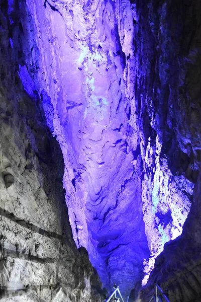 Táj Shuanghe Karszt Barlang Leghosszabb Barlangja Ázsiában Wenquan Town Suiyang — Stock Fotó