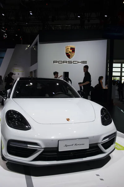 Porsche Sports Tourismo Представлен Пекинской Международной Автомобильной Выставке Известной Auto — стоковое фото