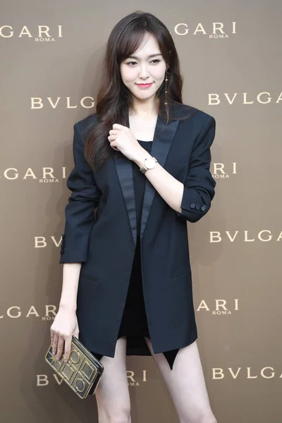 Chinese Actress Tiffany Tang Tang Yan Attends Promotional Event Bvlgari — Stock Photo, Image