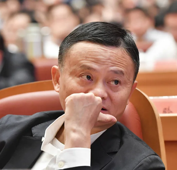 Jack Yun Voorzitter Van Chinese Ecommerce Reus Alibaba Group Levert — Stockfoto