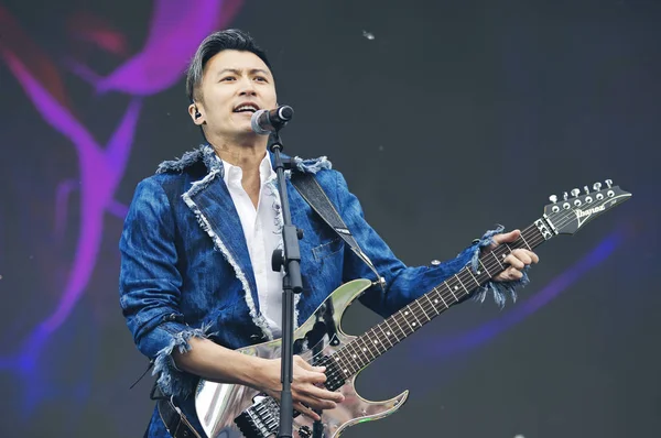 Hong Kong Şarkıcı Nicholas Tse Ülkenin Ilk Grammy Festivali Changyang — Stok fotoğraf