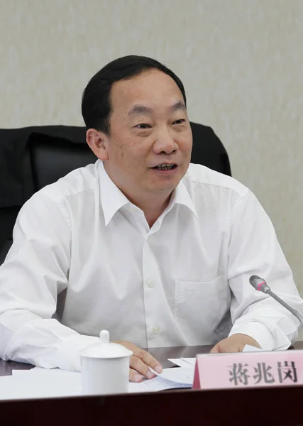 Jiang Zhaogang Entonces Secretario Las Cooperativas Conjuntas Crédito Rural Yunnan —  Fotos de Stock