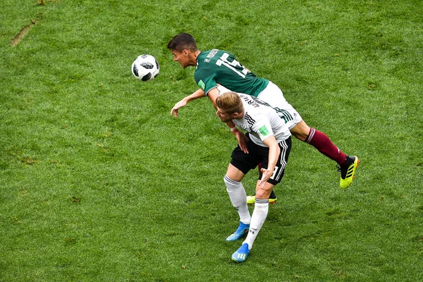 Hector Moreno Mexique Supérieur Affronte Allemagne Dans Son Match Groupe — Photo