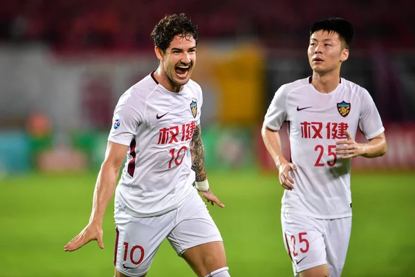 Brazilian Football Player Alexandre Rodrigues Silva Known Pato China Tianjin — Stock Photo, Image