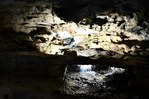 Paesaggio Della Grotta Carsica Shuanghe Grotta Più Lunga Dell Asia — Foto Stock