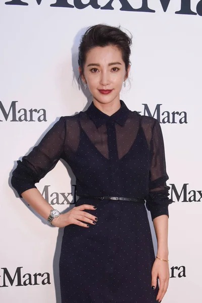 Aktris Cina Bingbing Menghadiri Acara Promosi Untuk Max Mara Shanghai — Stok Foto