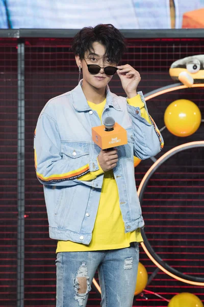 中国歌手黄紫陶としてよりもっとよく知られている Tao クラフトフーズのプロモーション イベントに出席 2018 — ストック写真