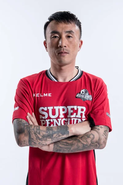 Exclusive Portrait Chinese Football Player Wang Yongpo Tianjin Quanjian Untuk — Stok Foto