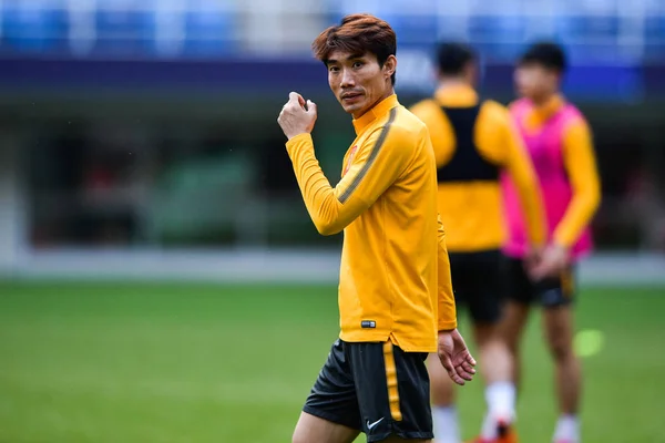 Zheng Zhi Dari Guangzhou Evergrande Taobao Dari Tiongkok Mengambil Bagian — Stok Foto