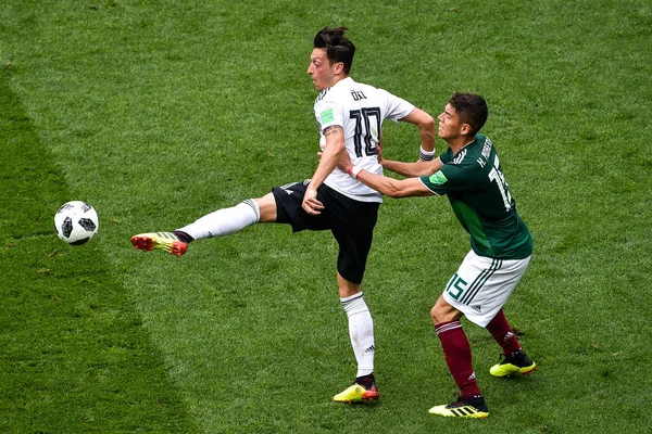 Hector Moreno Mexikó Jobb Kihívások Mesut Özil Oezil Németország Csoport — Stock Fotó