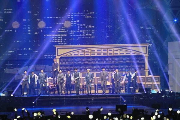 Haziran 2018 Sırasında Elyxion Konser Hong Kong Çin Güney Koreli — Stok fotoğraf