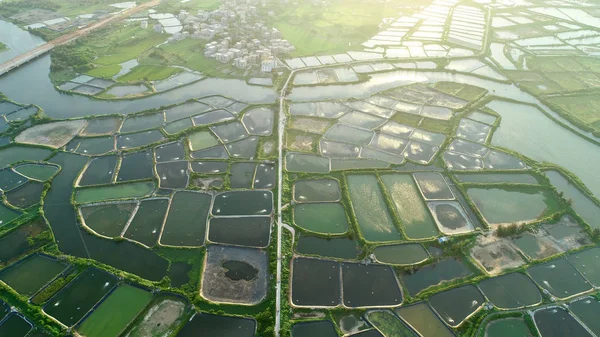 Eine Luftaufnahme Der Haikou Jiangdong Pilotfreihandelszone Der Stadt Haikou Der — Stockfoto