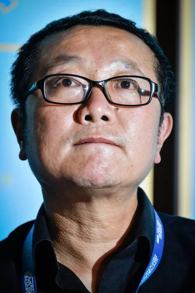Kinesiska Författare Liu Cixin Deltar Asia Pacific Science Fiction Convention — Stockfoto