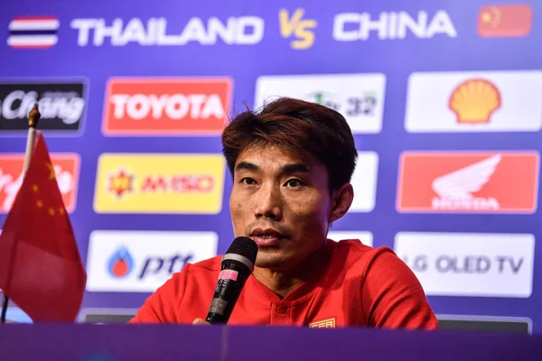 Zheng Zhi Dari Tim Nasional Sepak Bola Pria Tiongkok Menghadiri — Stok Foto