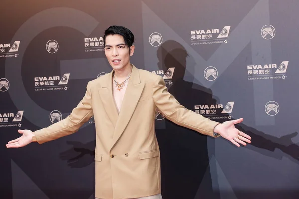 Taiwan Out Taiwanese Singer Actor Jam Hsiao Arrives Red Carpet — стоковое фото