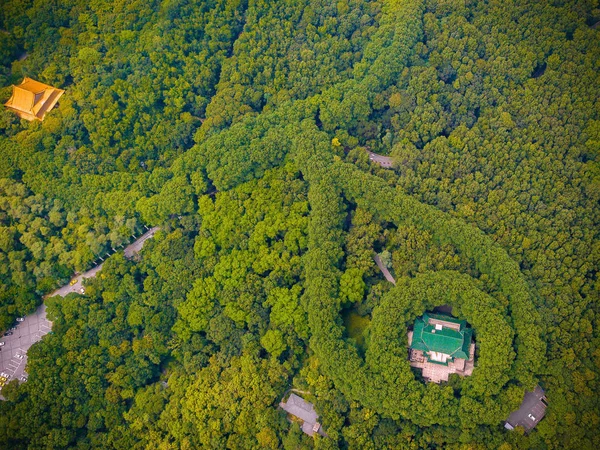 Этой Воздушной Точки Зрения Мейлинский Дворец Окруженный Фирмианским Симплексом Имеет — стоковое фото