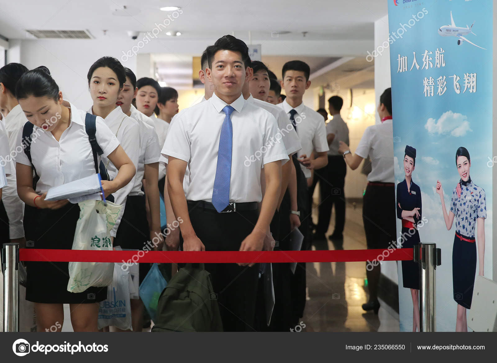Applicants China Eastern Airlines Prepare Take Part Interview