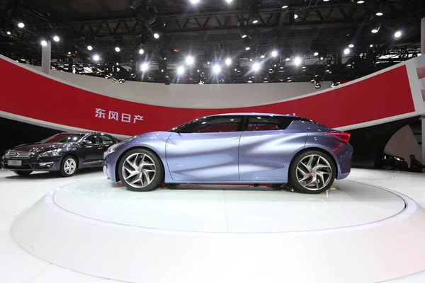 Vän Mig Nissan Utställda Shanghai International Automobile Industri Utställningen Känd — Stockfoto