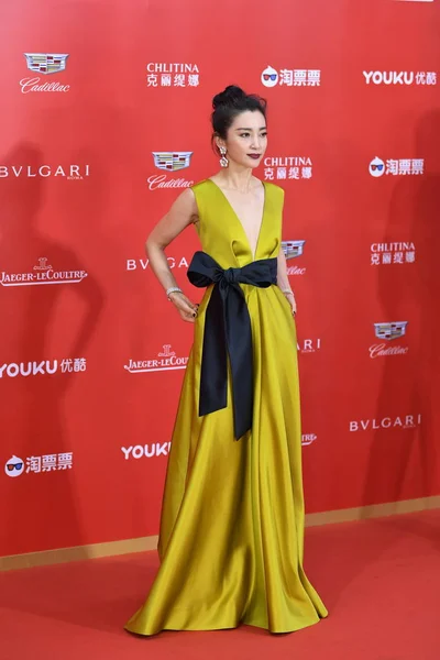 Chinese Actress Bingbing Poses She Arrives Red Carpet Opening Ceremony — Stock Photo, Image