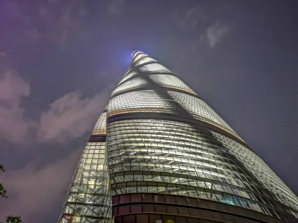 Una Vista Torre Shanghai Desde Suelo Distrito Financiero Lujiazui Pudong —  Fotos de Stock